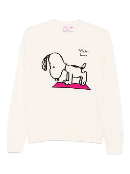 maglia donna girocollo Snoopy MC2 SAINT BARTH | NEWQUEEN04133I